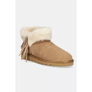 Answear.LAB cizme de zapada din piele intoarsa culoarea maro imagine