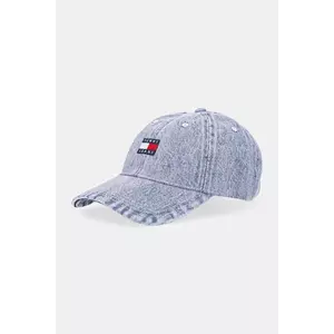 Tommy Jeans șapcă de baseball din denim culoarea violet, AW0AW17643 imagine