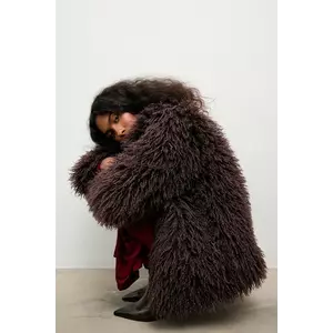 Answear.LAB geaca culoarea maro, de tranzitie imagine