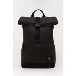 Barbour rucsac culoarea negru, mare, neted, UBA0717 imagine