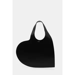 Coperni poseta de piele Heart Tote culoarea negru, COPBA14405 imagine