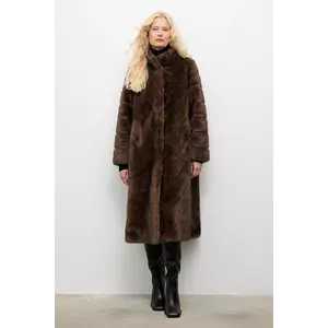 Answear.LAB palton culoarea maro imagine