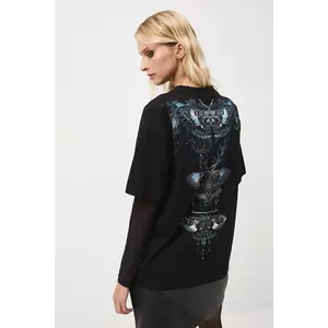 Medicine tricou din bumbac culoarea negru imagine