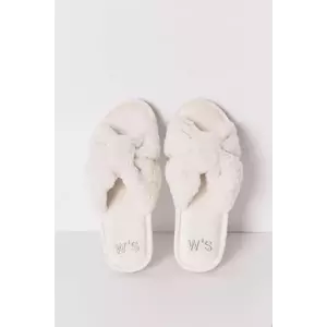 women'secret papuci de casă MIX AND MATCH AUTUMN GLOW culoarea bej, 4992532 imagine