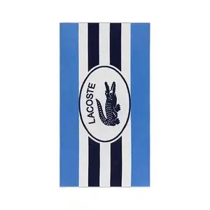 Lacoste prosop de plajă din bumbac L BADGE Marine 90 x 160 cm imagine