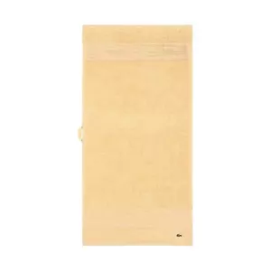 Lacoste prosop mediu din bumbac L LECROCO Sesame 50 x 100 cm culoarea galben imagine