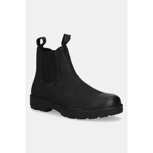 Jeep ghete chelsea de piele QUAD culoarea negru, JM52010A imagine