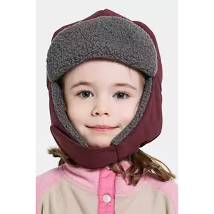 Didriksons căciulă copii BIGGLES CAP 6 culoarea bordo, 505028 imagine