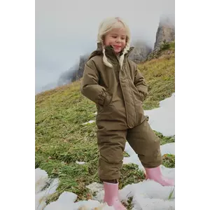 Konges Sløjd salopetă copii AWARD SNOWSUIT SOLID GRS culoarea verde, KS103444 imagine