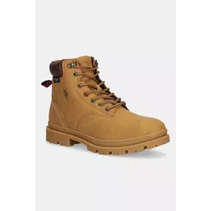 U.S. Polo Assn. bocanci BERLIN001 culoarea bej, BERLIN001M/EU1 imagine