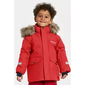 Didriksons geacă copii BJÄRVEN KIDS PARKA 4 culoarea roșu, 505991 imagine