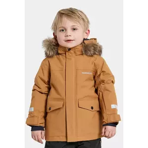 Didriksons geacă copii BJÄRVEN KIDS PARKA 4 culoarea maro, 505991 imagine
