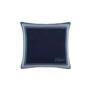 Lacoste față de pernă din bumbac L FRAME Marine 45 x 45 cm culoarea bleumarin imagine