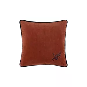 Lacoste față de pernă din bumbac L VELVET Sierra 45 x 45 cm culoarea maro imagine