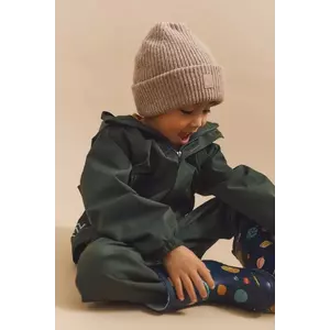 Liewood căciulă de lână pentru copii Emilio Beanie culoarea bej, LW20111 imagine