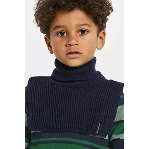 Didriksons fular circular copii DELFINEN SCARF 2 culoarea bleumarin, uni, 505996 imagine