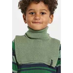 Didriksons fular circular copii DELFINEN SCARF 2 culoarea verde, uni, 505996 imagine