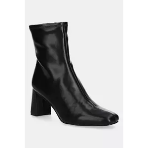 Steve Madden botine Hurst culoarea negru, cu toc drept, 11003498 imagine