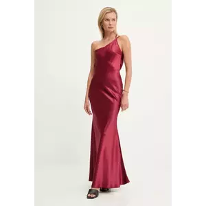 Answear.LAB rochie culoarea bordo, maxi, evazati imagine