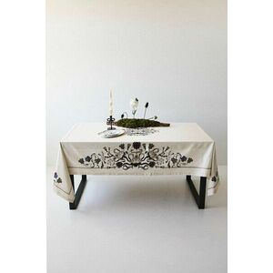 Medicine față de masă din bumbac culoarea bej imagine