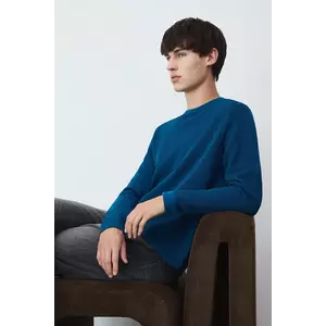 Medicine pulover de bumbac culoarea verde, light imagine