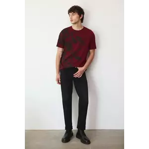 Medicine tricou din bumbac culoarea bordo, modelator imagine