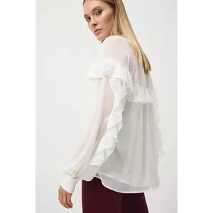 Medicine bluza culoarea bej, neted imagine