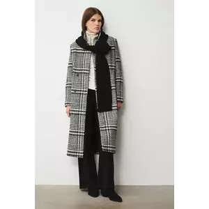 Medicine haină cu lână culoarea negru imagine