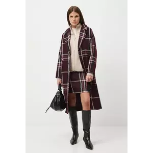 Medicine palton culoarea bordo imagine