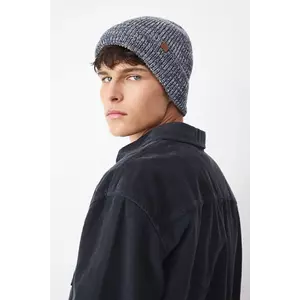 Medicine caciula culoarea albastru marin, din tricot gros imagine