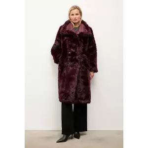 Answear.LAB palton cu doua fete culoarea bordo imagine