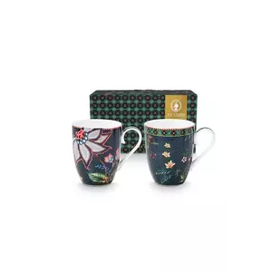 Pip Studio set cani Berry Blues 350 ml 2-pack imagine