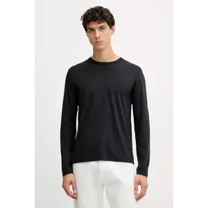 Rag & Bone longsleeve culoarea negru, uni, MBC25ST043TJ43 imagine