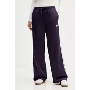 adidas pantaloni de trening Stadium Tp culoarea violet, cu imprimeu, JW0532 imagine
