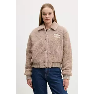 Tommy Jeans geacă culoarea maro, de iarnă, DW0DW21666 imagine