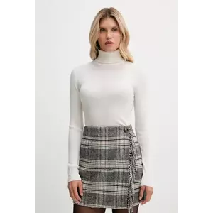 Joop! pulover de lână culoarea bej, cu guler, 30049422 imagine