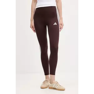 adidas colanti Essentials culoarea maro, cu imprimeu, JY3177 imagine