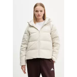 adidas geacă de puf Essentials Climawarm culoarea bej, de iarnă, JM4107 imagine