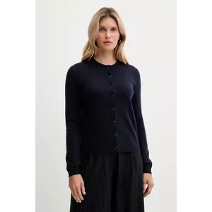 United Colors of Benetton cardigan din amestec de lână culoarea bleumarin, light, 102HD502B imagine