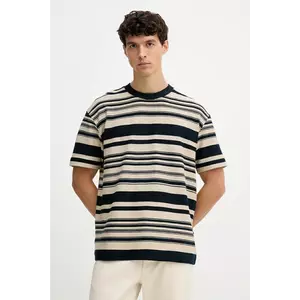 Marc O'Polo tricou din bumbac culoarea bleumarin, cu imprimeu, 528307551200 imagine