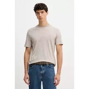 United Colors of Benetton tricou din bumbac culoarea bej, melanj, 3UWFU10AU imagine