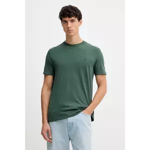 United Colors of Benetton tricou din bumbac culoarea verde, melanj, 3UWFU10AU imagine