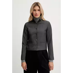 United Colors of Benetton geacă culoarea gri, de tranziție, 2R4CDW03B imagine