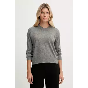 United Colors of Benetton pulover din amestec de lână culoarea gri, light, 102HD4032 imagine