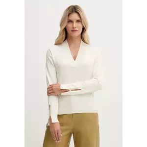 United Colors of Benetton pulover culoarea bej, light, 1W2AD4034 imagine