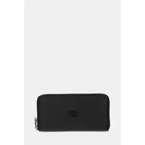 Diesel portofel de piele HISSU EVO CONTINENTAL ZIP culoarea negru, X09015.P0685 imagine