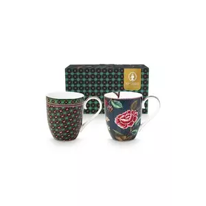 Pip Studio set cani Berry Blues 450 ml 2-pack imagine