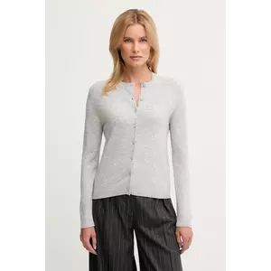 United Colors of Benetton cardigan din amestec de lână culoarea gri, light, 102HD502B imagine