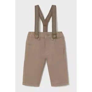 Mayoral Newborn pantaloni bebe culoarea maro, uni, 2576 imagine