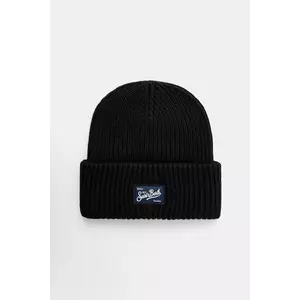 MC2 Saint Barth caciula de lana culoarea negru, de lana, din tricot gros imagine